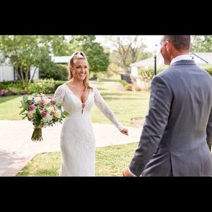 Mikaella Ivory Wedding Dress